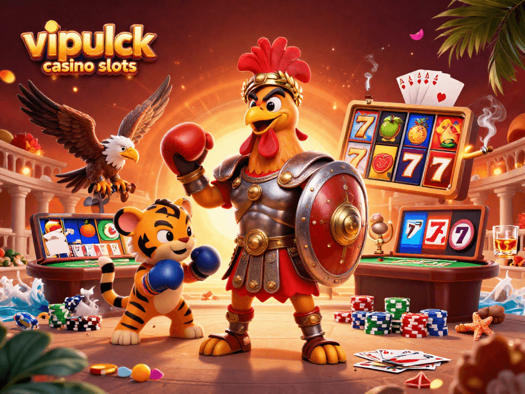 Spielen Sie VIPLuck Casino Slots und entdecken Sie spannende Jackpot-Möglichkeiten in einer dynamischen Spielsituation.