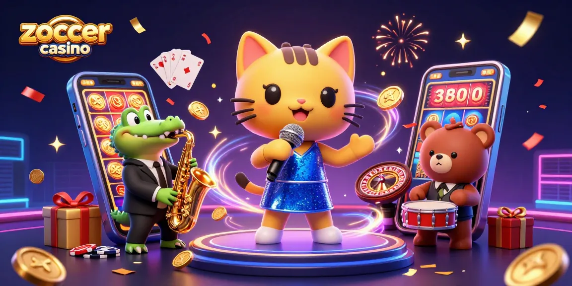 Experience the thrill of zoccer casino through vibrant characters and dynamic game elements.