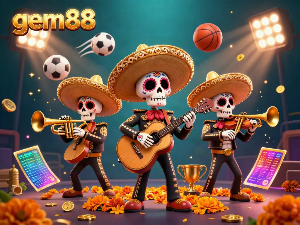 Bet on thrilling moments at gem88 with vibrant mariachi spirit and dynamic sports action.