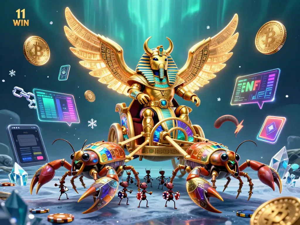 Engage with 11 WIN's thrilling gaming experience through a vibrant, dynamic casino illustration.