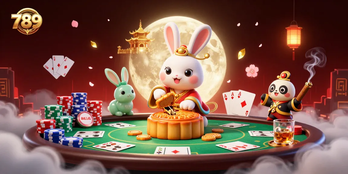 Experience thrilling gaming moments at 789CLUB, where poker chips surprise from mooncakes.